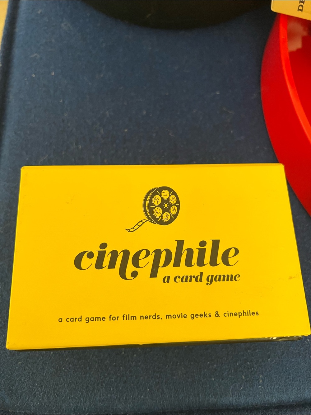 Cinephile Card Game - Yellow Movie Trivia Party Game